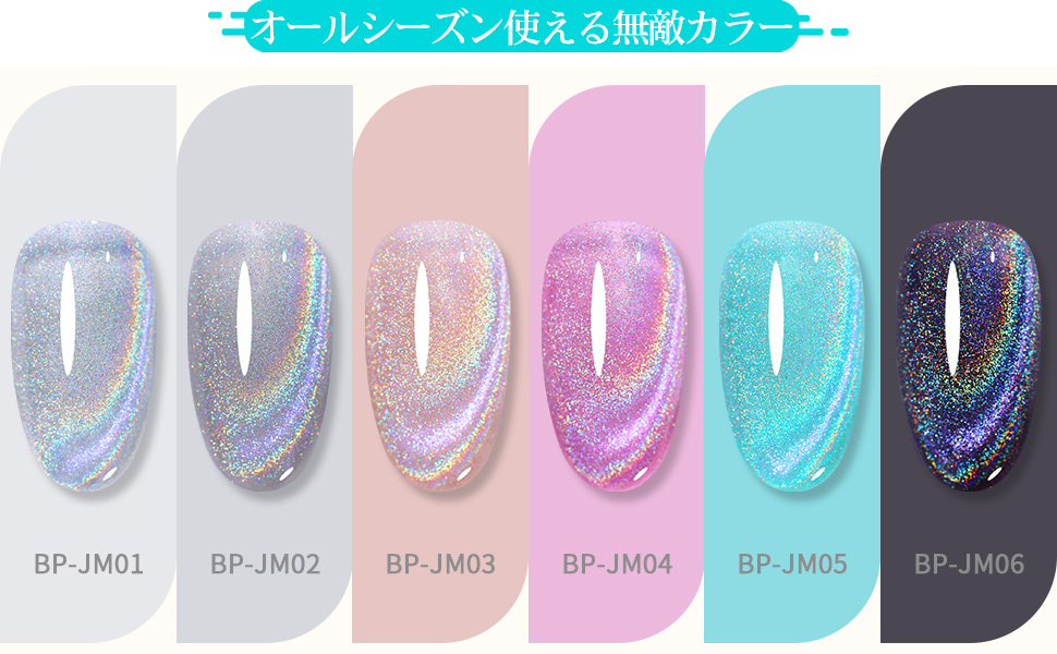 Amazon | BORN PRETTY ジェルネイル ユニコーンマグネットジェル