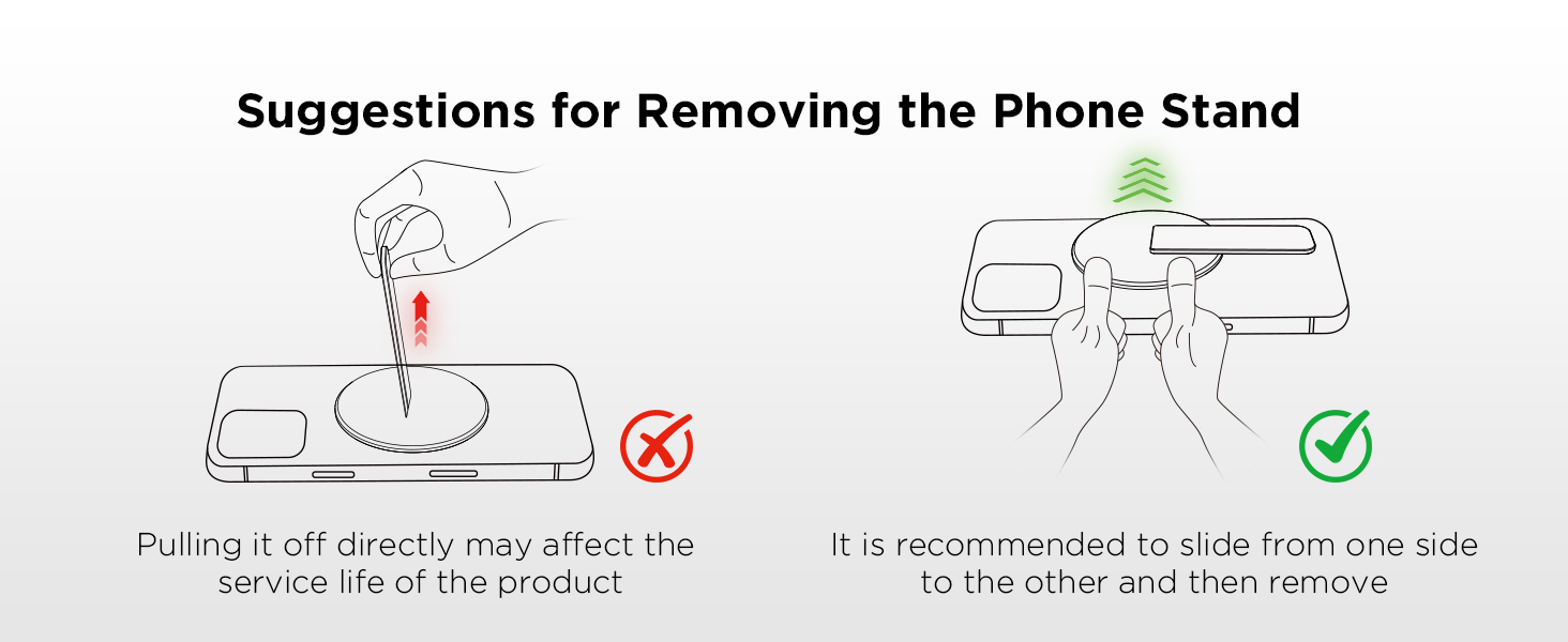 phone stand removable magnetic