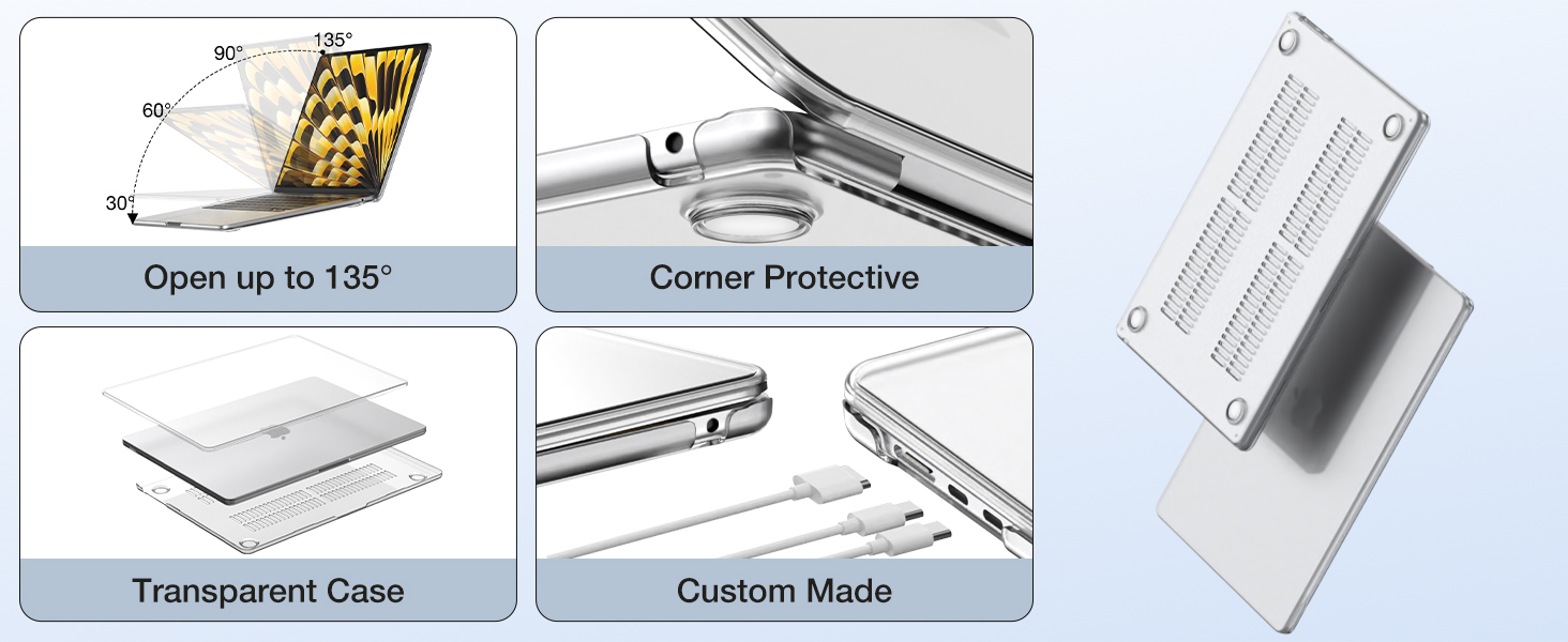 Case Compatible with MacBook Air 15 inch