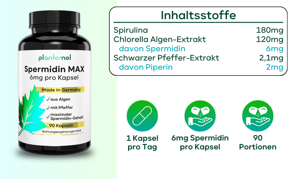 Spermidine Supplement: Achieve the maximum daily dose for optimal health