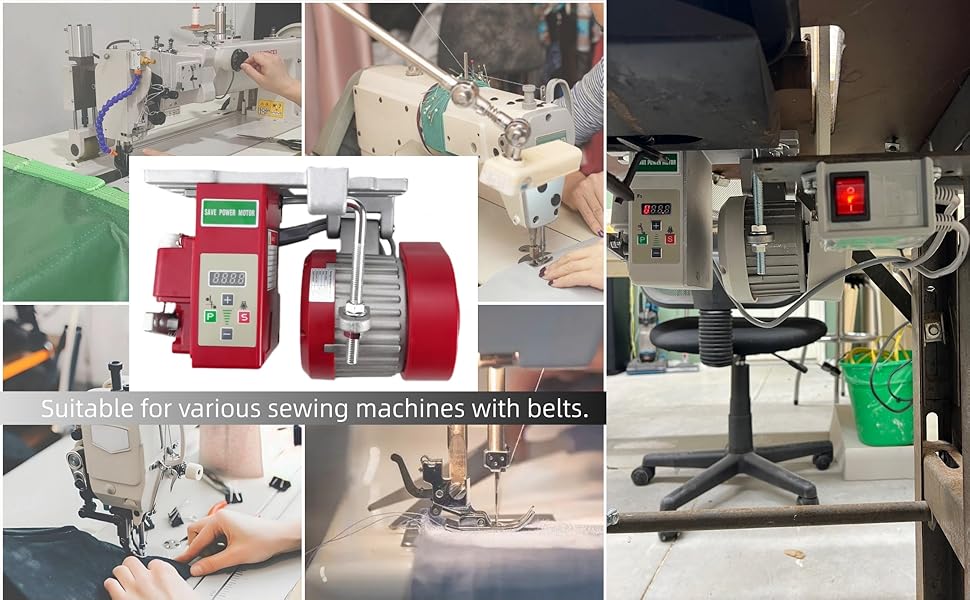 Servo Motor Sewing Machine AC110V, 750w 1HP Industrial