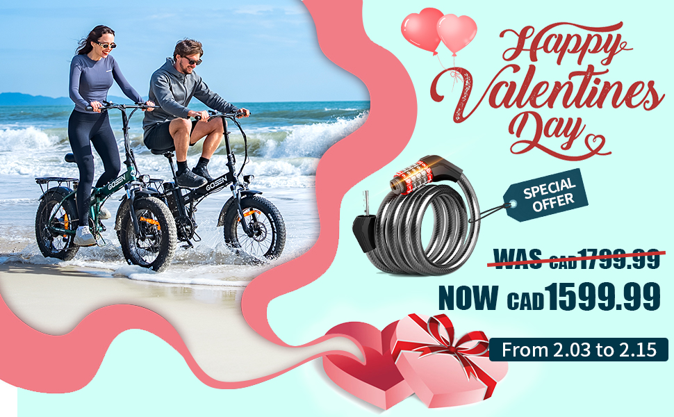 GOSEN Electric Bike【750W Motor & 96KM Range】 Fat Tire Ebike with 48V