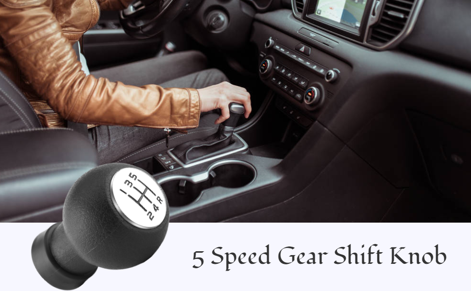 Qiilu Shifter Knobs, Gear Shift Knob, Shift Knob 5 Speed