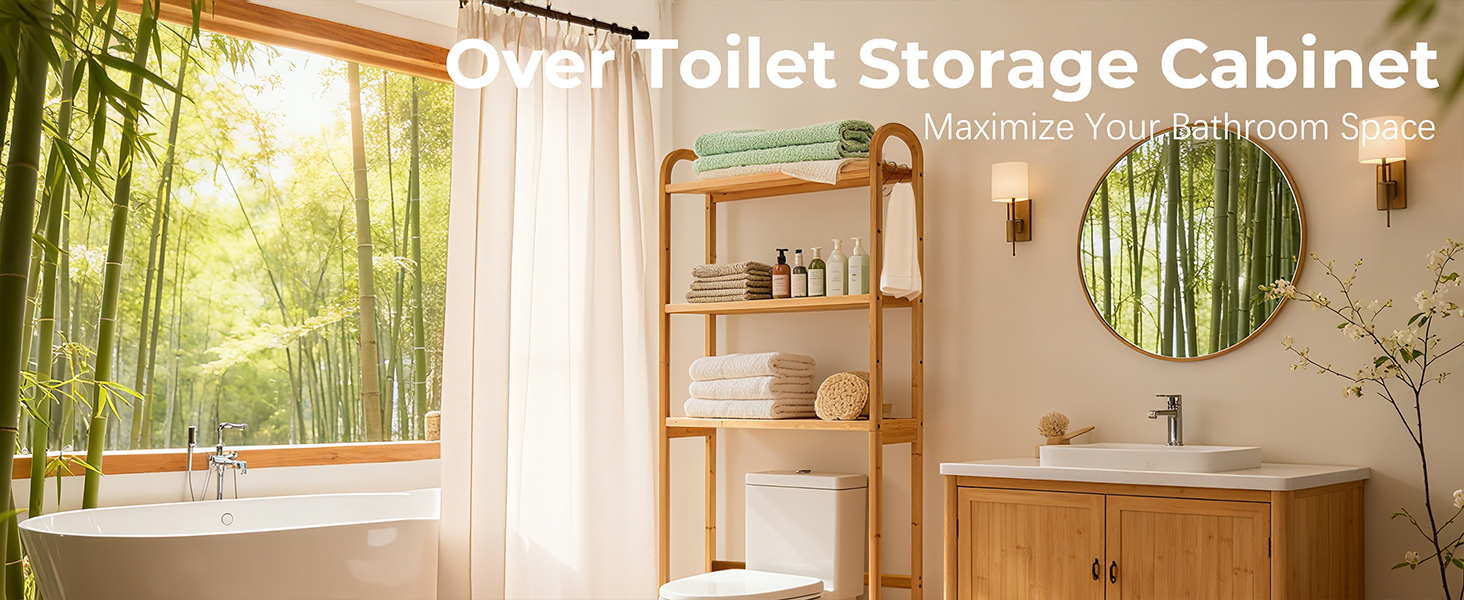 Over the toilet storage cabinet