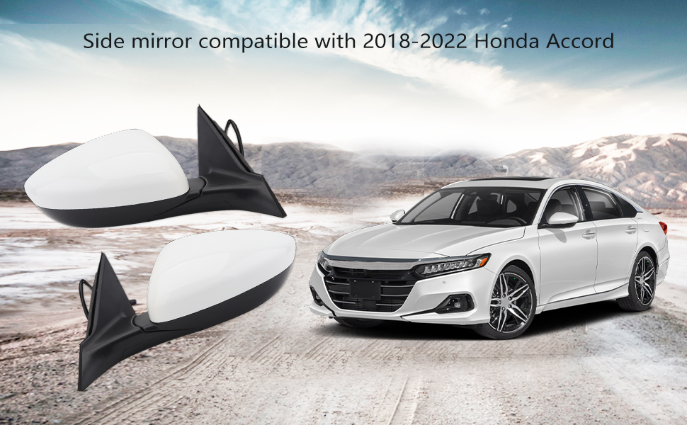 Passenger Side View Mirror Compatible with 2018 2019 2020