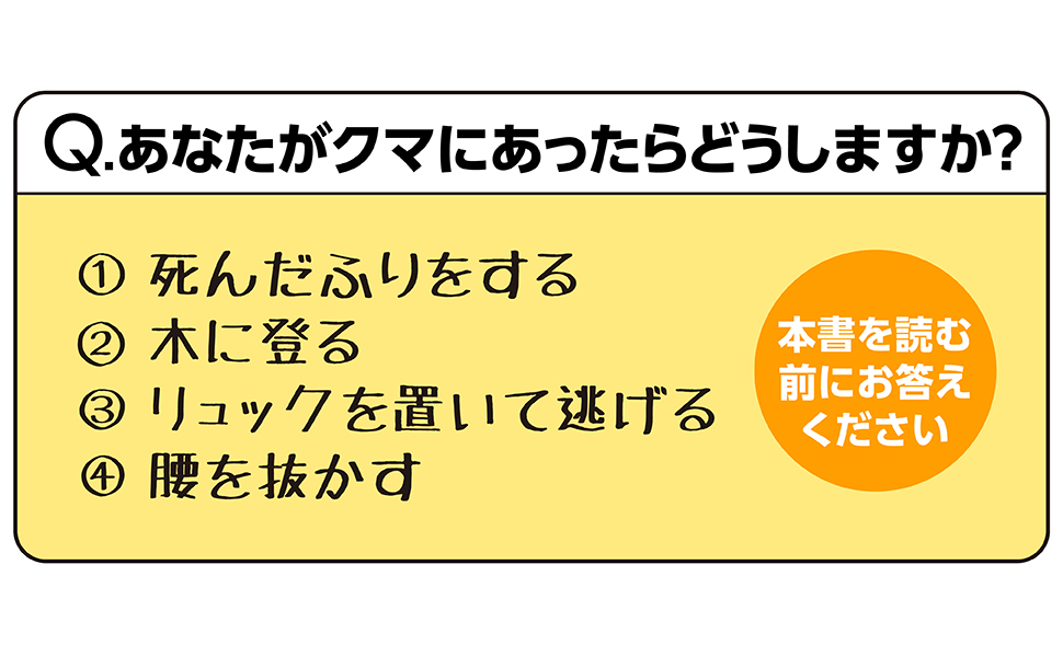 クマ クイズ