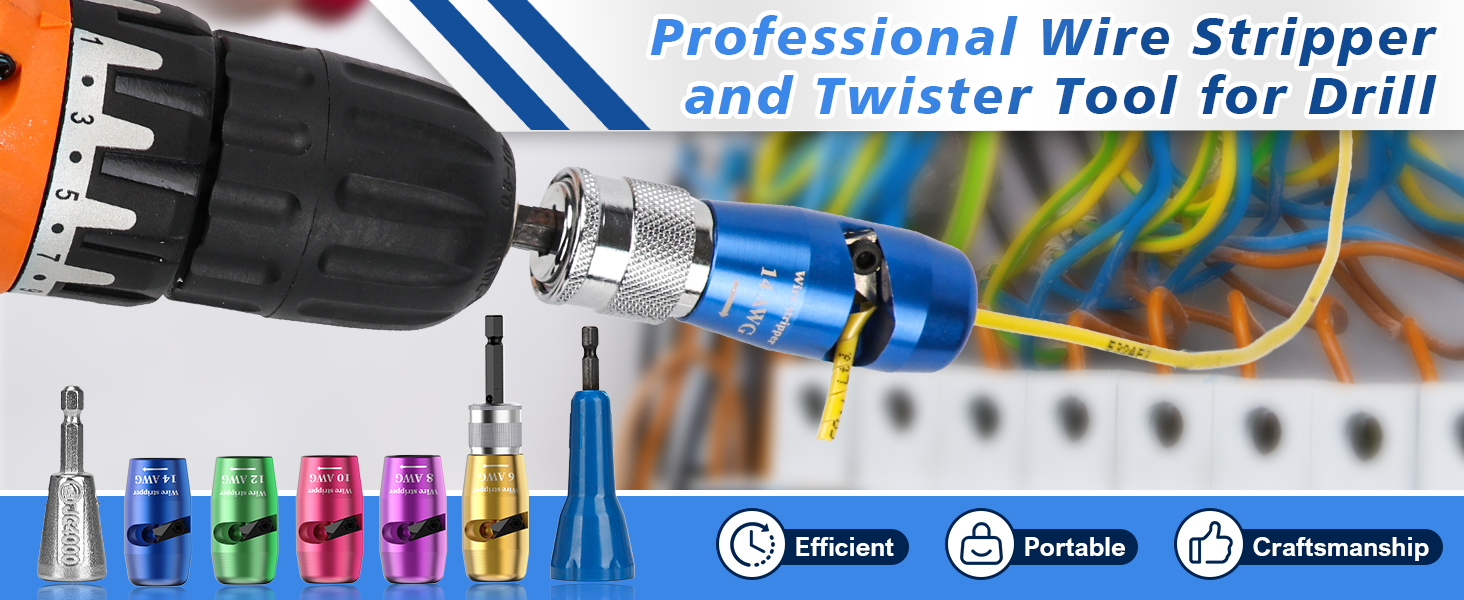 wire stripper for drill