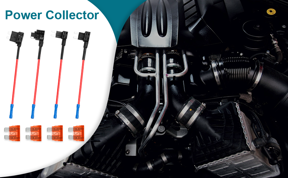 10PCS Fuse Tap, Micro2 Add a Circuit Low Profile Fuse Tap, Fuse Taps Automotive with