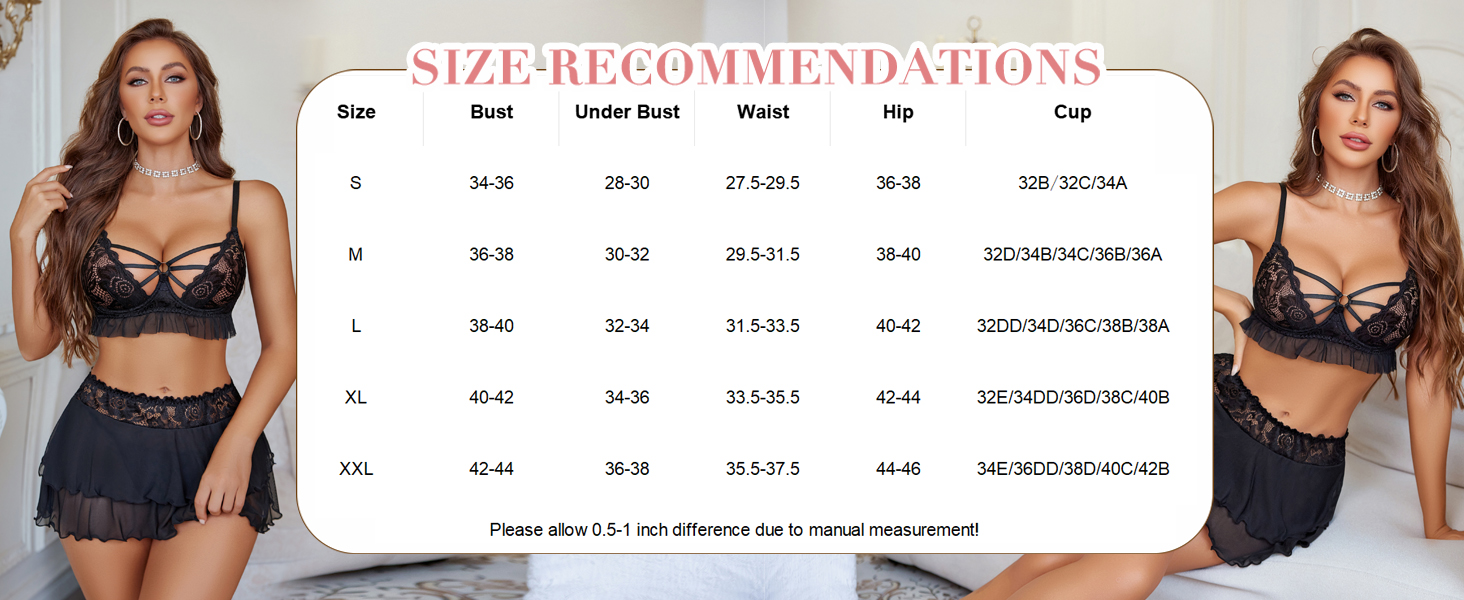 black lingerie for women