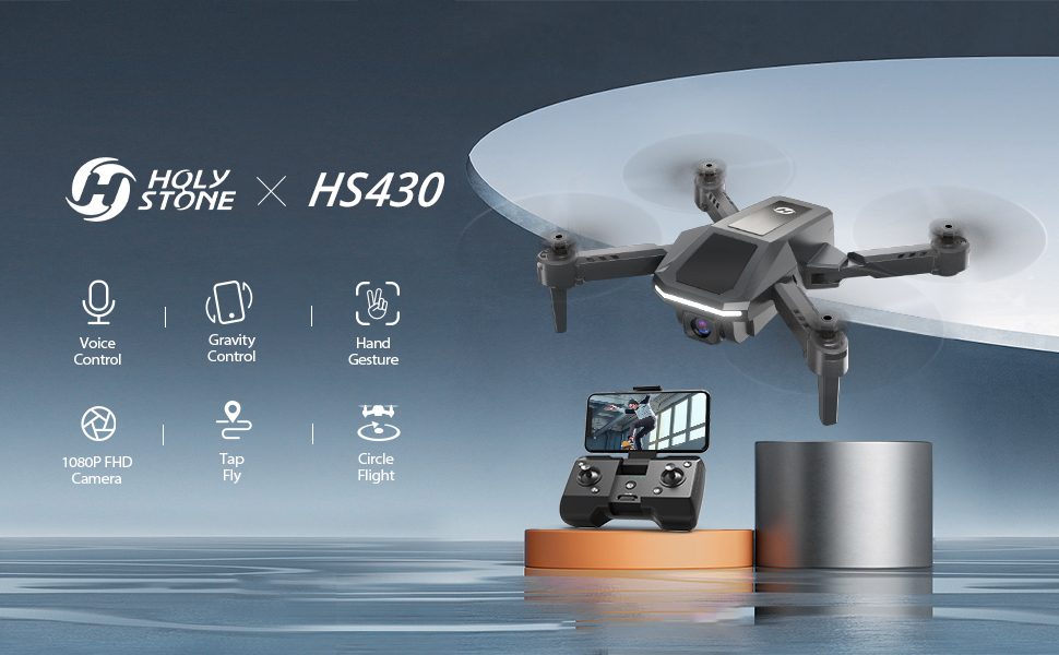 Holy Stone Drone for Kids with 1080P HD Camera, HS430 RC Mini Drones
