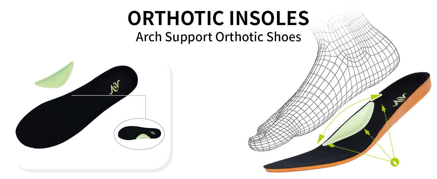 QAUPPE Walking Shoes for Women Arch Support Wide Platform