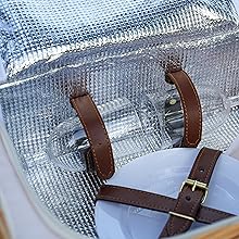 insulated picnic basket