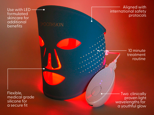 ボディ・フェイスケア SMOOTHSKIN Amazon.com : SMOOTHSKIN Red Light Therapy for Face, Hydrate