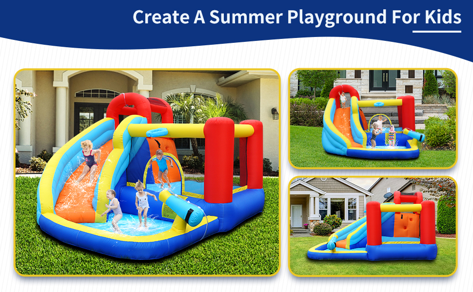 inflatable water slide