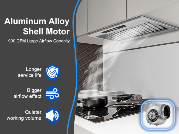 Amazon.com: JOEAONZ Range Hood Insert 30 Inch, 900CFM Built