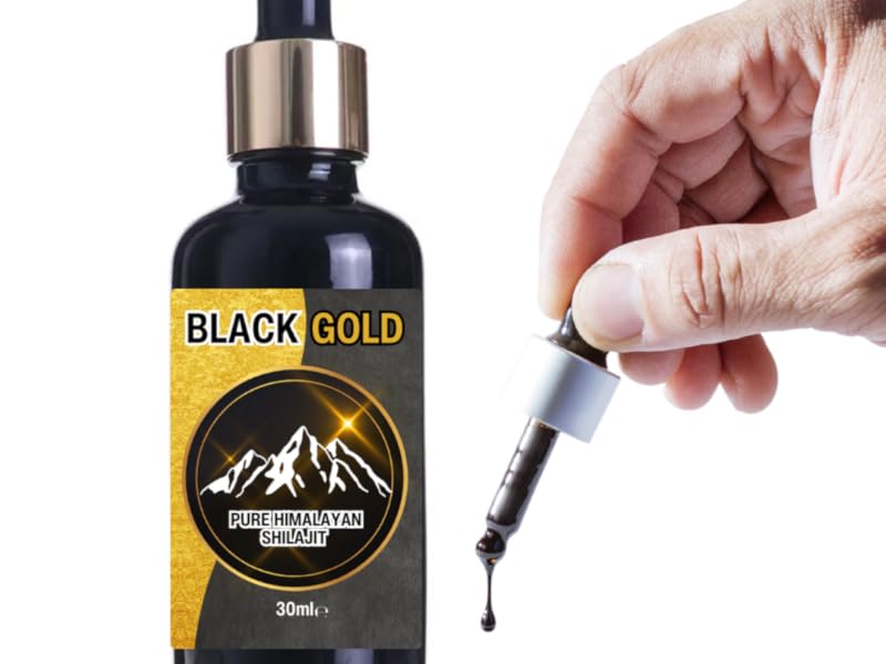 black gold shilajit liquid drops