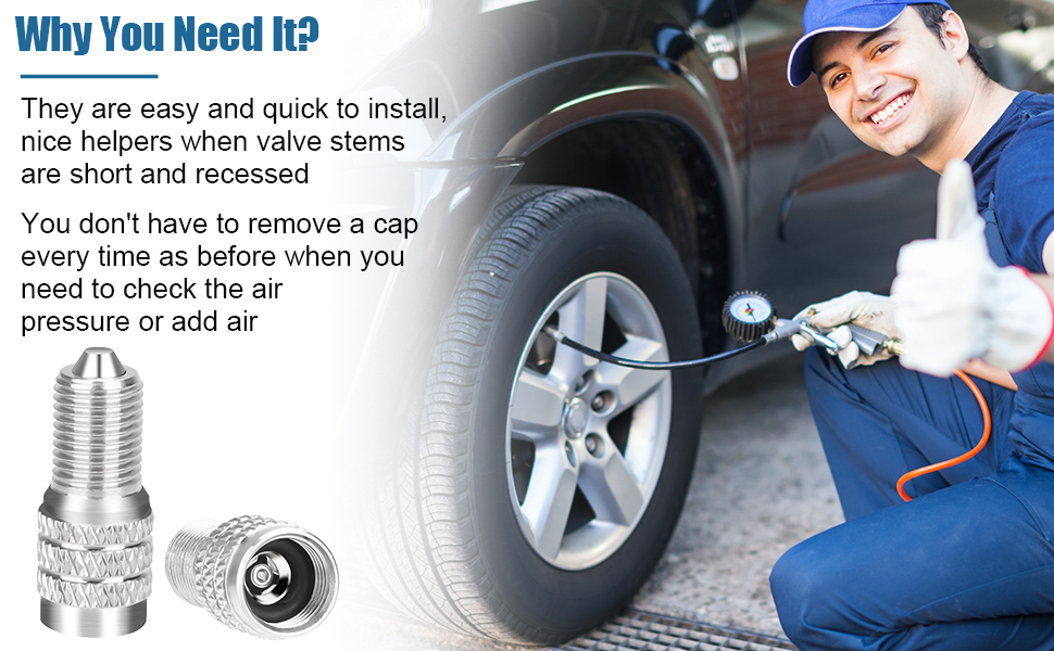 Mua Double Seal Valve Cap, 16 Pack Double Seal Flow Through Valve Stem