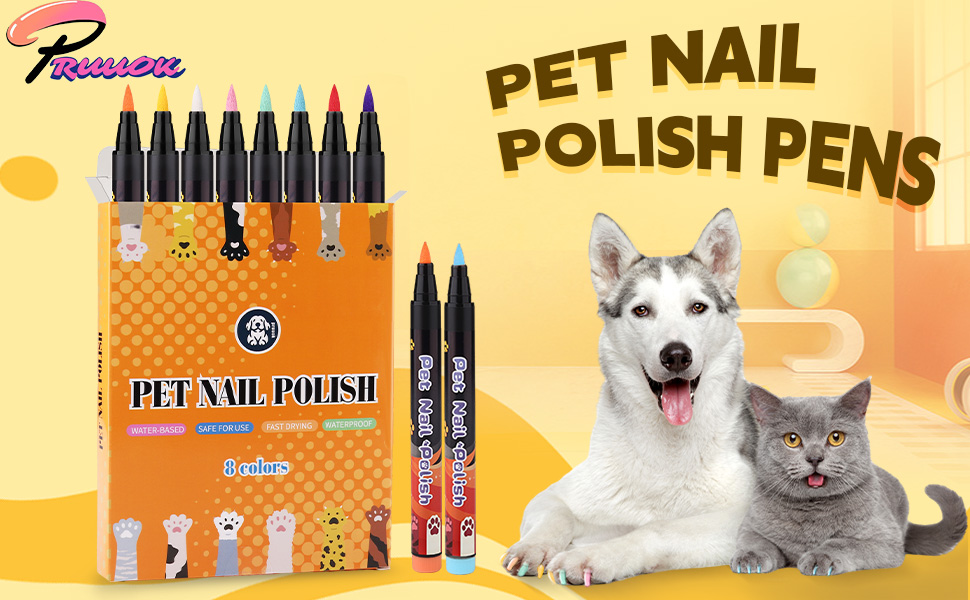 Pet Nail Polish Pen Set