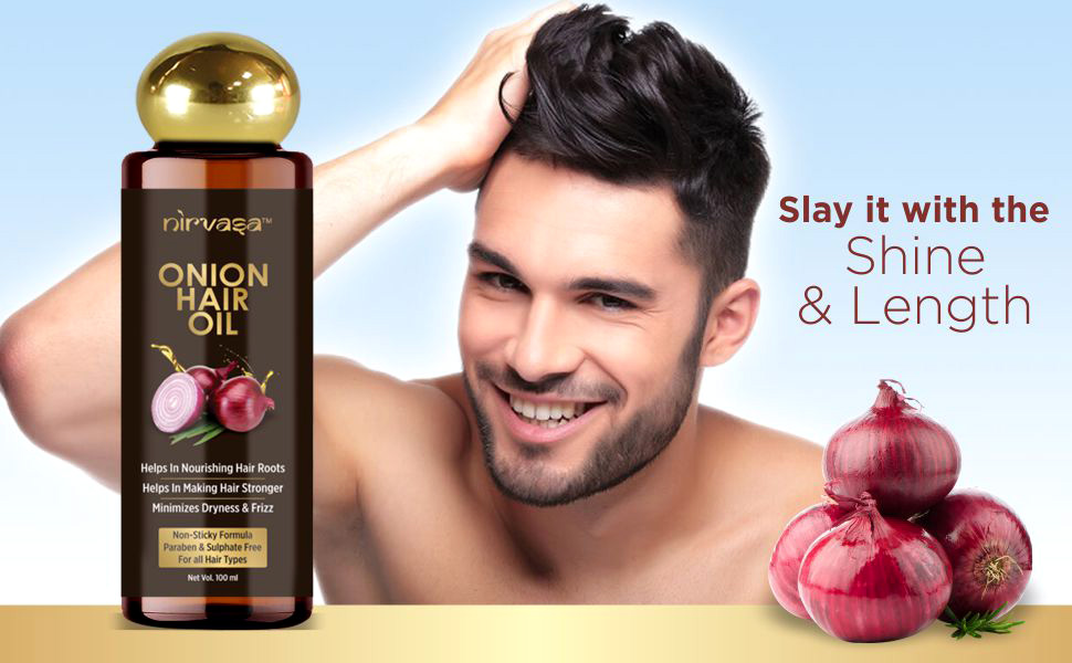 Nirvasa Onion Hair oil for Hair Growth for Men & Women Having Onion Oil