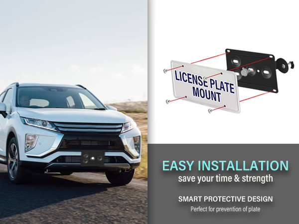 메이 ページ Amazon.com: Front License Plate Frame Compatible with