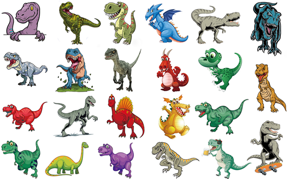 Dinosaur tattoo for children