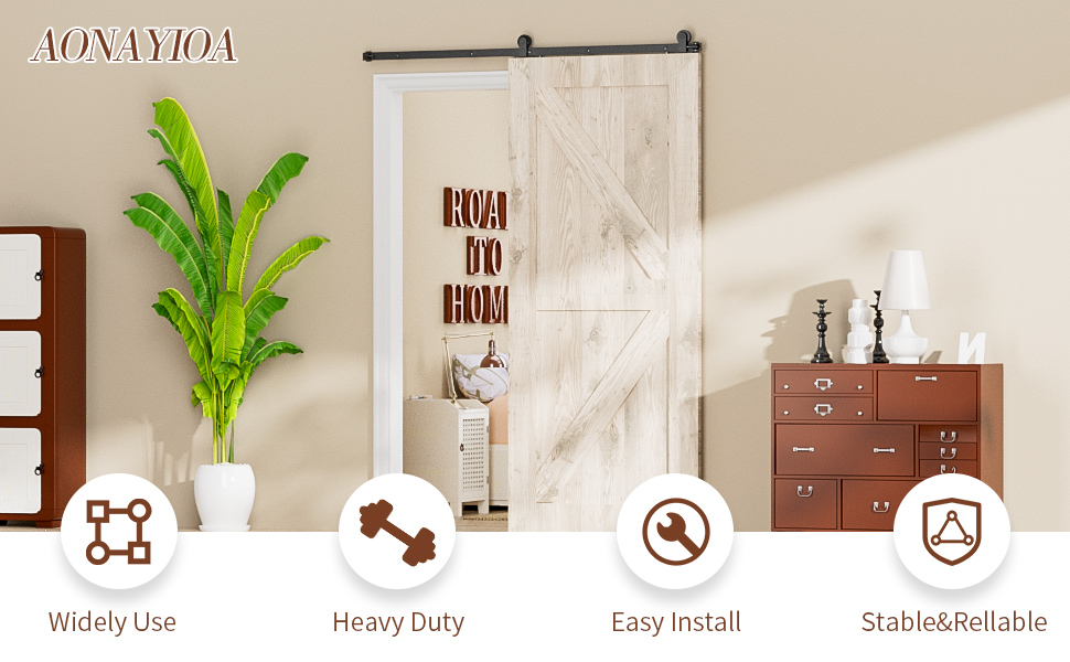 sliding barn door hardware kit