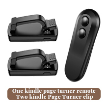 One kindle page turner remote Two kindle Page Turner clip