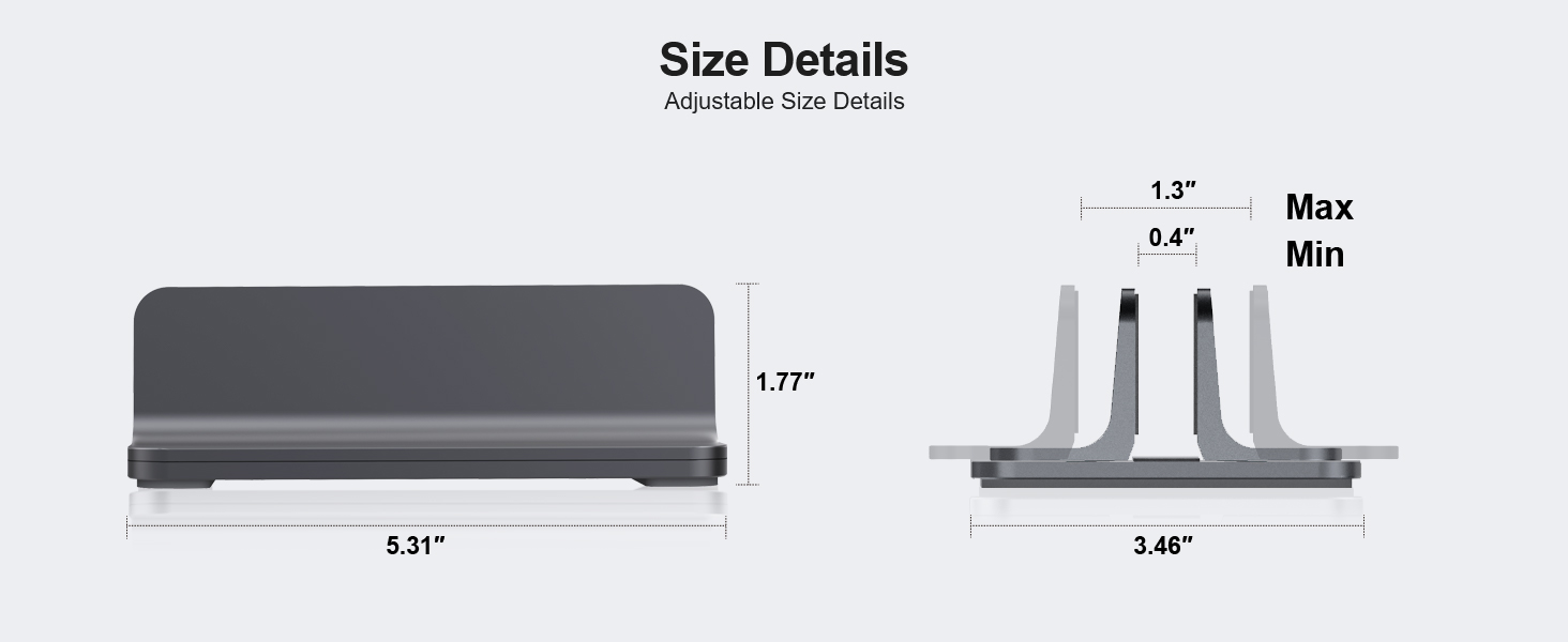 1 Slot Size Deatils