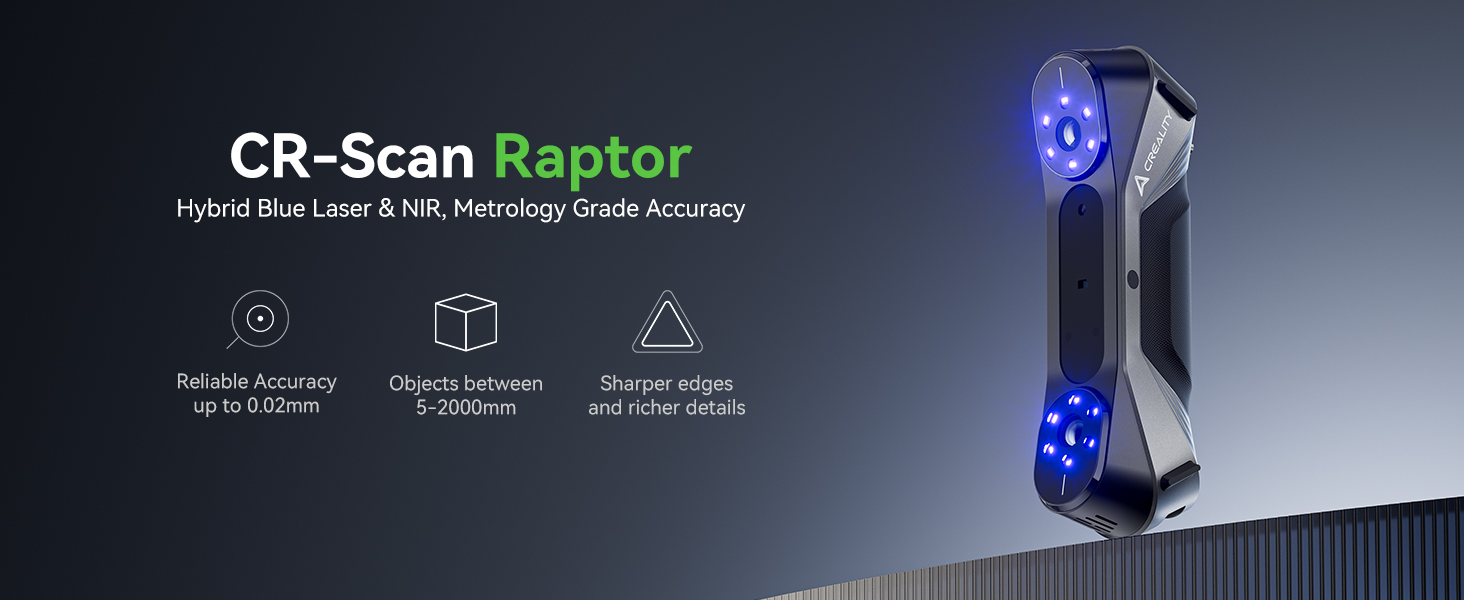 Refurbished】Creality CR-Scan Raptor 3D Scanner for 3D