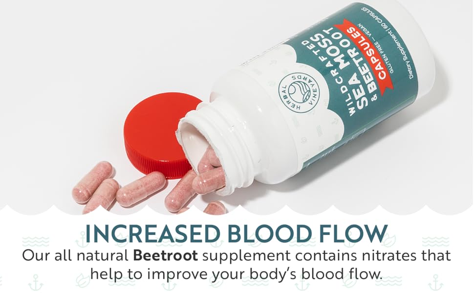 Herbal Vineyards Organic Wildcrafted Sea Moss and Beetroot