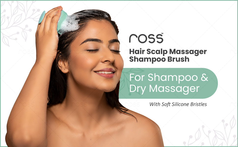 Buy Ross Round Hair Scalp Massager Shampoo Hair Brush, Super Soft