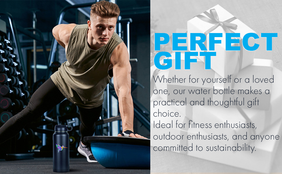 flask water bottle workout bottle straw lid