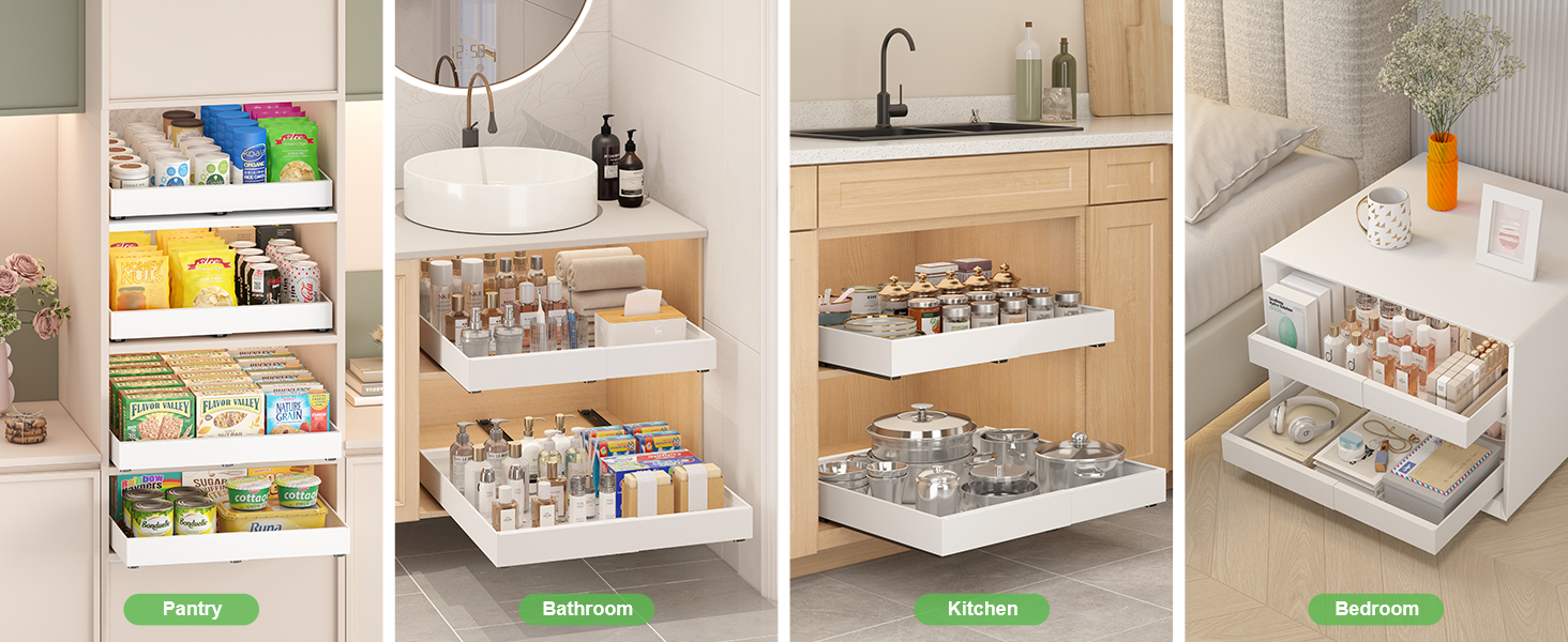 cabinet drawers slide out