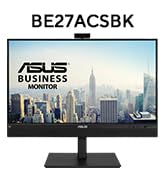 ASUS 27” 1440P Video Conference Monitor (BE27ACSBK) - QHD (2560 x 1440), IPS, Built-in 2MP Webcam...
