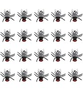 Akozon 20pcs Halloween Joke Simulated Flies Toy - Plastic Fake Flies Toy Set for Pranks, Parties,...