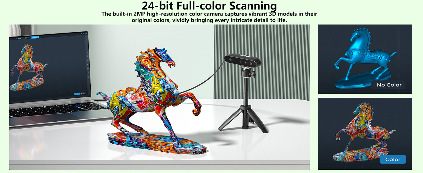 24-bit Full-color Scanning