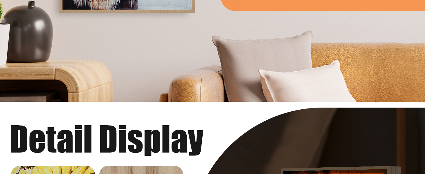 wall decor painting night light solar decor for home