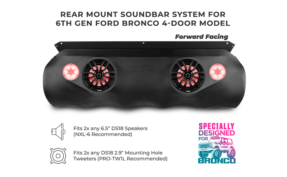 bronco 6th gen speakers