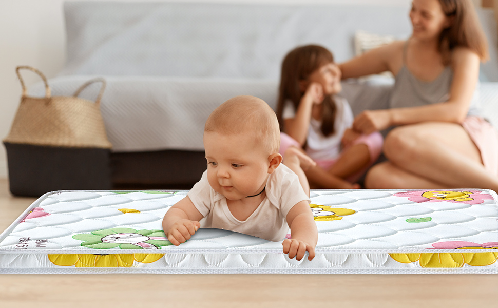 Pack and Play Mattress 38" x 26" Premium Microfiber Fabric Playpen Mattresses