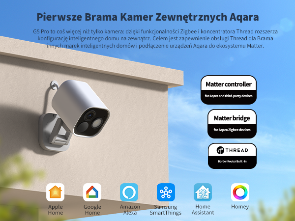 Aqara G5 Pro Wi-Fi カメラ Aqara Camera Hub G5 Pro Wi-Fi Szara Kamera IP - Aqara-polska