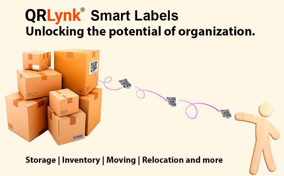 Labels Pack 72Small Unique QR Code Stickers Ideal for