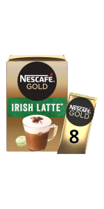 Nescafé Gold Irish Latte Instant Coffee 8 Sachets