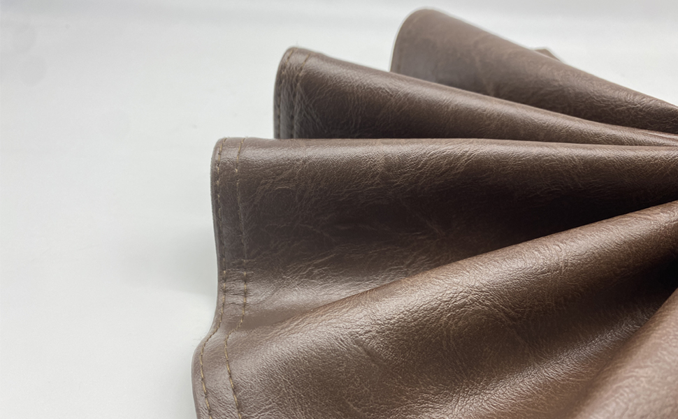 Recliner Headrest Protector, Faux Leather 17 x 27in