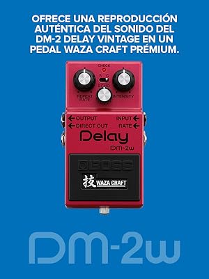 BOSS DM-2W Delay | Pedal de efecto de guitarra Waza Craft prémium