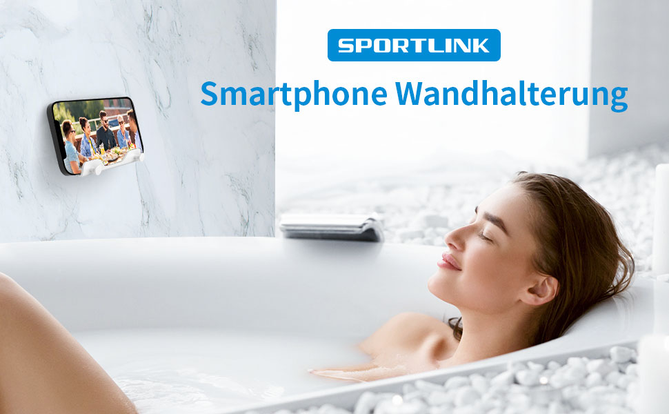 SPORTLINK Handy Wandhalterung Ladehalterung - ABS Universal Handy