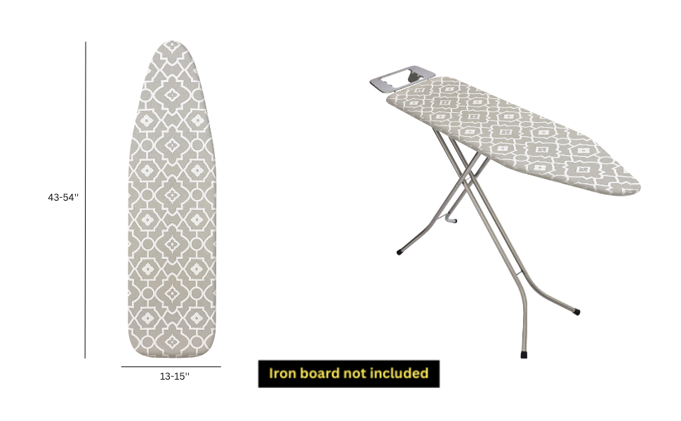 UniSimp Ironing Board Covers with Padding Standard Size