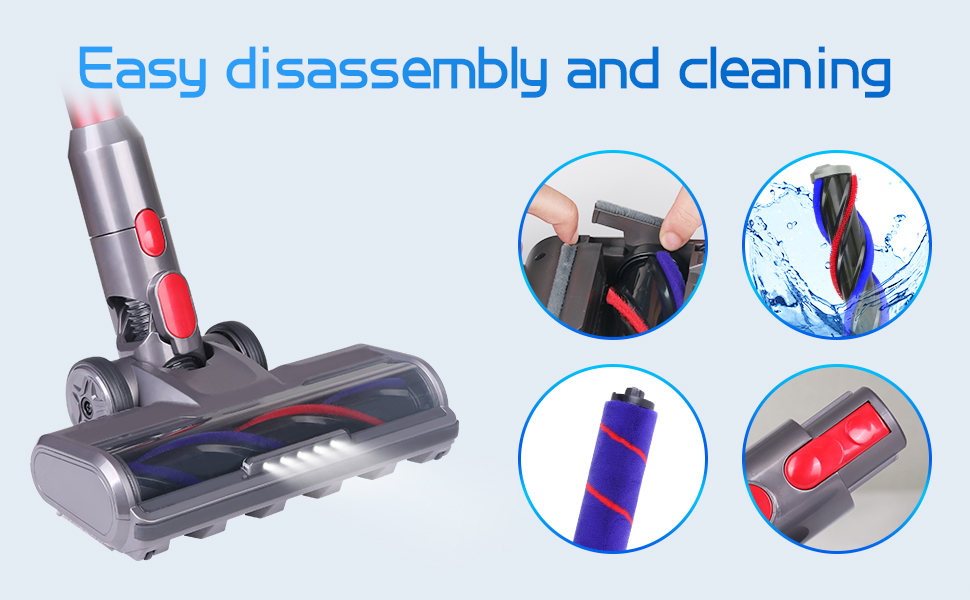 Ancocs Motorhead Hardwood Floor Attachment for Dyson V15 V11 V10 V8 V7