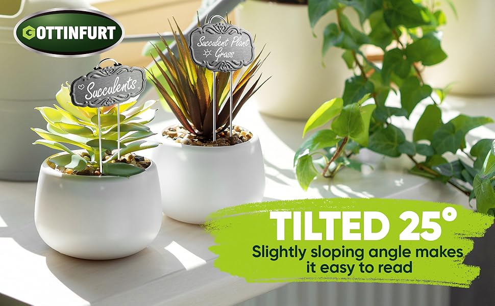 Updated Metal Plant Labels for Garden, Stainless Steel Garden Labels