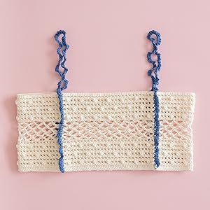 キャンディカラーのかぎ針編み