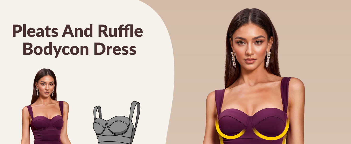 Ruffle Bodycon Dress